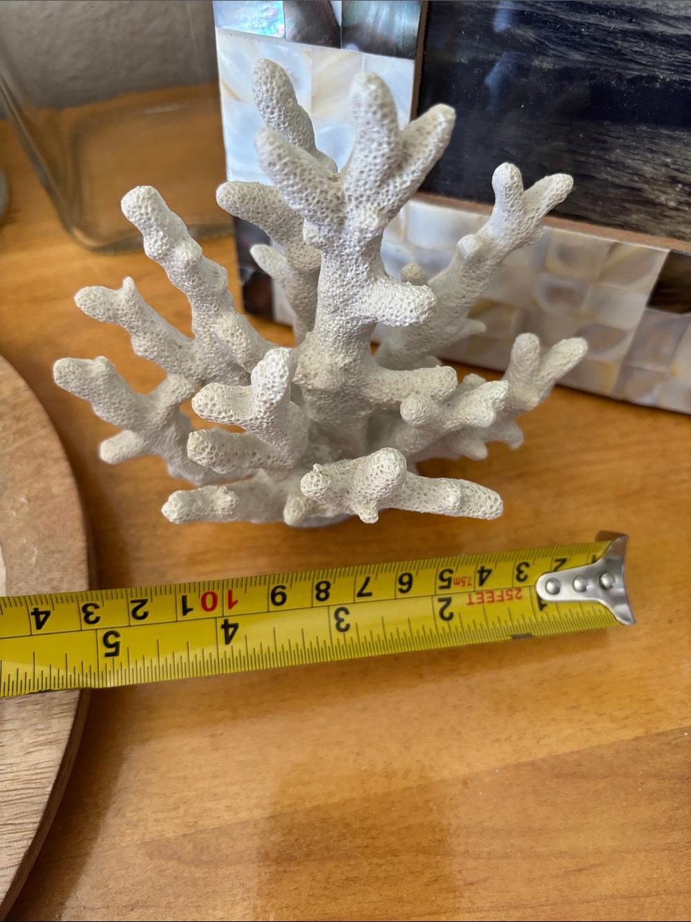 Cost Plus World Market White Coral Accent Sculpture - Picture 4 of 4